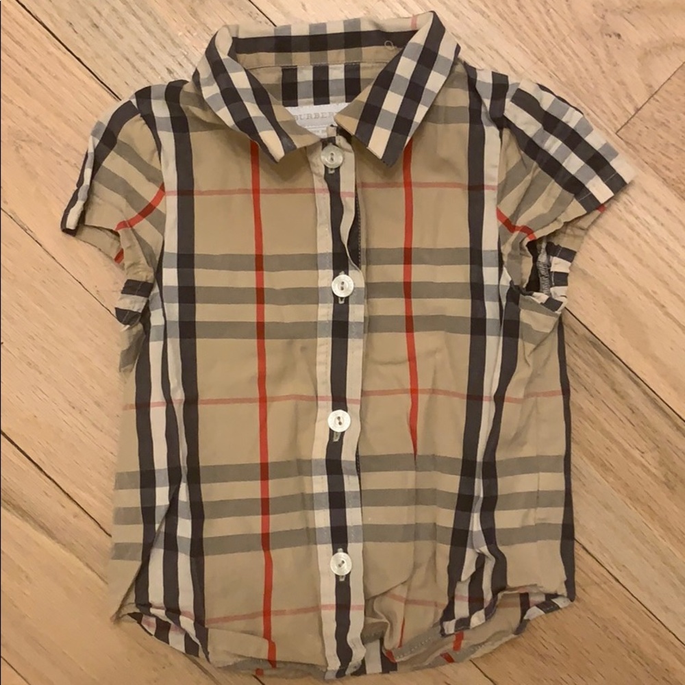 Burberry baby shirt